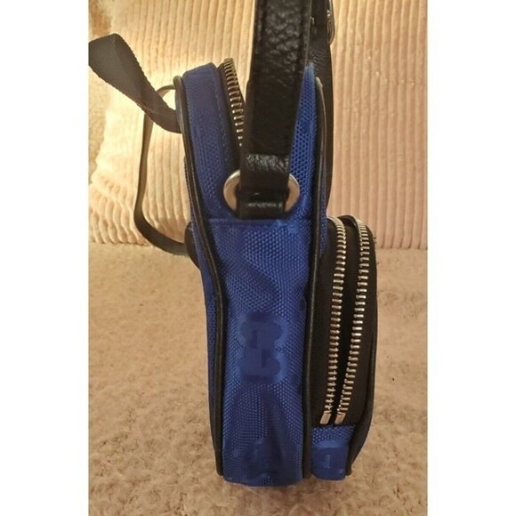 Gucci Off The Grid Messenger Bag Mini Blue Crossbody Unisex - Picture 7 of 11